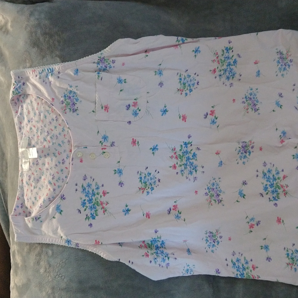Long 100 percent cotton nightgowns